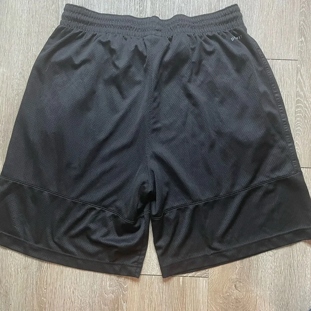 Jordan Shorts Mens 2XL Black Red Diamond Mesh Dri FIT Jumpman